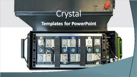  Presentation with lithium - Presentation theme with electric-lithium-battery-pack background and a dark gray colored foreground