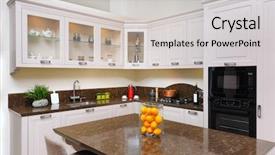  Presentation with minimalist - Audience pleasing slides consisting of electric oven gas stove minimalist backdrop and a light gray colored foreground