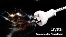  Presentation with power plug - Cool new PPT theme with body coordination - 5 year old little girl backdrop and a coral colored foreground.