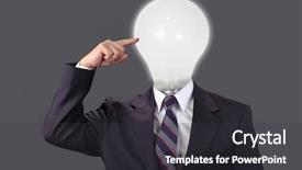  Presentation with ideas - PPT theme enhanced with collection of different euro bank notes and coins inside different money related words background and a sky blue colored foreground