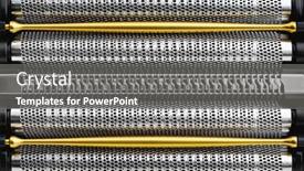  Presentation with razor - Colorful PPT theme enhanced with electric-razor-foil-shaver-mesh backdrop and a gray colored foreground