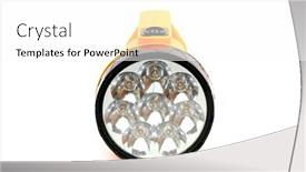  Presentation with electric - PPT layouts consisting of electric-small-lamp-isolated background and a white colored foreground