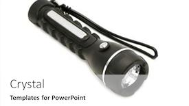  Presentation with electric - PPT theme featuring electric-small-lamp-isolated background and a white colored foreground