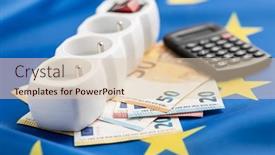  Presentation with energy crisis - Slide deck featuring electric-socket-and-euro-money background and a lemonade colored foreground