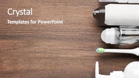  Presentation with personal care - PPT layouts featuring electric toothbrush - set for personal care background and a  colored foreground