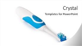  Presentation with electric - Colorful presentation enhanced with electric toothbrush isolated backdrop and a white colored foreground
