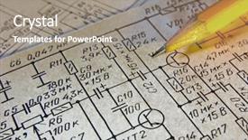  Presentation with diagram - PPT layouts consisting of electric transformers designs - electricity diagram drawing or design background and a gray colored foreground