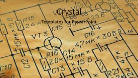 Presentation with diagram - Amazing presentation theme having electric transformers designs - electricity diagram backdrop and a gold colored foreground
