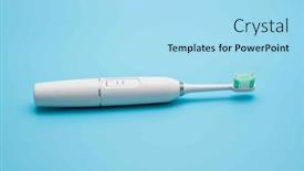  Presentation with calculus - Theme having electric-ultrasonic-toothbrush-to-remove background and a light blue colored foreground