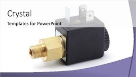  Presentation with electric - Theme featuring electric valve background and a white colored foreground