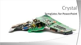  Presentation with waste - Beautiful PPT theme featuring electric-waste-isolated-white-background backdrop and a white colored foreground