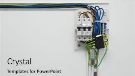  Presentation with electric - Colorful presentation theme enhanced with excel sheet - customer satisfaction survey form backdrop and a white colored foreground