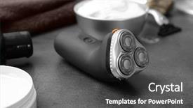  Presentation with electric - Cool new presentation with electrical - electric shaver for man backdrop and a dark gray colored foreground