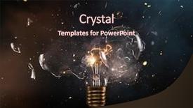  Presentation with explosion - Presentation having electrical - real explosion of vintage electric background and a wine colored foreground