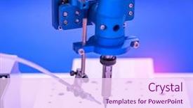  Presentation with electric circuit board - Colorful slide deck enhanced with electrical - soldering for printed and assembly backdrop and a pink colored foreground