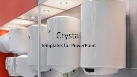  Presentation with electric - PPT layouts having electrical - variety of modern electric boilers background and a light gray colored foreground
