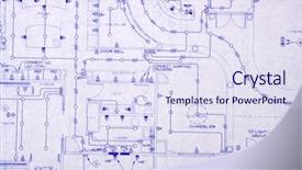  Presentation with electrical contractor - Amazing presentation having electrical blueprint of a house backdrop and a sky blue colored foreground