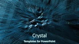  Presentation with highways - PPT theme having electrical circuit - motherboard with digital highways background and a navy blue colored foreground