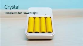  Presentation with batteries - Audience pleasing PPT layouts consisting of electrical discharge - photo of charger with two backdrop and a light blue colored foreground