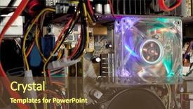  Presentation with electrical engineer - Theme enhanced with electrical engineer - close-up shot of open desktop background and a tawny brown colored foreground