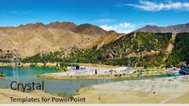  Presentation with new zealand - Audience pleasing presentation theme consisting of abstract earth and four laptop done in 3d backdrop and a sky blue colored foreground