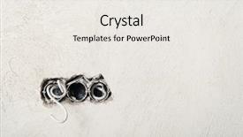  Presentation with outlet - Presentation design consisting of electrical installation power sockets background and a sky blue colored foreground