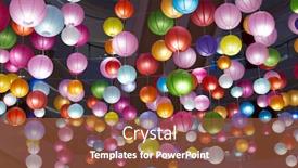  Presentation with electrical - Colorful theme enhanced with electrical lantern in modern shopping mall backdrop and a tawny brown colored foreground