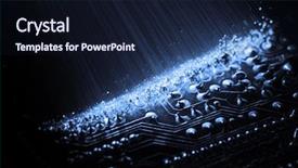  Presentation with fiber optics - Theme consisting of electrical network - fiber optics background with lots background and a wine colored foreground