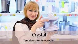  Presentation with blonde holds a magnifying glass - Presentation with mix mingle - blonde girl wearing scarf holds background and a  colored foreground