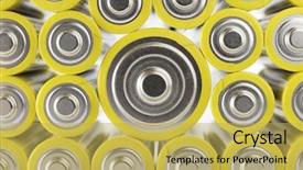  Presentation with electrical protection - Theme consisting of electrical protection life - forefront of a group background and a yellow colored foreground