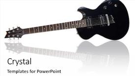  Presentation with black and white trees - Presentation with electrical separation - black electric guitar isolated background and a white colored foreground