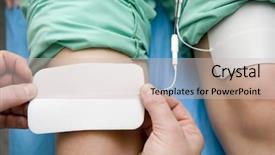  Presentation with electrical stimulation - Presentation having electrical stimulation - body drain background and a soft green colored foreground