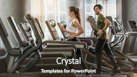  Presentation with gym - Colorful PPT layouts enhanced with electrical training - side view of fit young backdrop and a tawny brown colored foreground