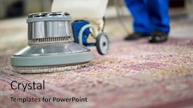  Presentation with wash - Cool new PPT theme with electrical vacuum cleaner wash backdrop and a coral colored foreground