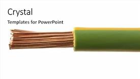  Presentation with cables wires electric wireing - Audience pleasing PPT layouts consisting of beautiful brown hair girl healthy backdrop and a violet colored foreground.