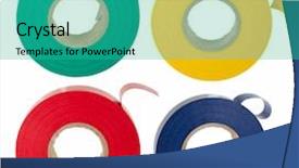  Presentation with is silenced duct tape - PPT layouts featuring white background sports theme background and a light blue colored foreground.