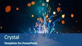  Presentation with electricity - Cool new presentation with electricity - abstract welding sparks light industrial backdrop and a ocean colored foreground
