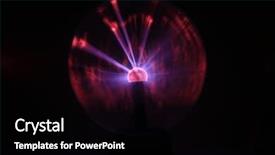  Presentation with nikola - Colorful PPT theme enhanced with electricity - close up view backdrop and a black colored foreground