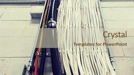  Presentation with brain power concept 3d - Audience pleasing presentation theme consisting of electricity and power concept - group backdrop and a soft green colored foreground