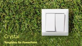  Presentation with energy power - Presentation design having electricity-energy-and-power-consumption background and a  colored foreground