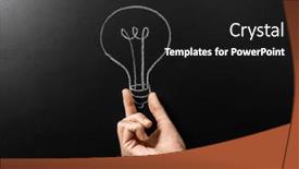  Presentation with power energy - PPT theme with electricity-energy-and-power-consumption background and a dark gray colored foreground