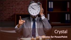  Presentation with life memorial candle light - Slide deck having electricity management - businessman working late in office background and a tawny brown colored foreground