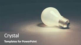  Presentation with one person black shadow - Colorful PPT theme enhanced with electricity market - one bright light isolated backdrop and a gray colored foreground