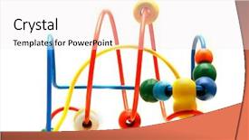  Presentation with floral border over white - Amazing presentation having clors - colorful labyrinth over white backdrop and a  colored foreground