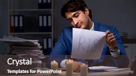  Presentation with life memorial candle light - Audience pleasing PPT layouts consisting of electricity risks - businessman working late in office backdrop and a tawny brown colored foreground