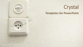  Presentation with geography old nautical treasure vintage - PPT layouts with electricity risks - old vintage switch and socket background and a sky blue colored foreground