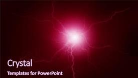 Presentation with explosion - Beautiful theme featuring electrifying - explosion of pure power backdrop and a wine colored foreground