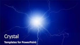  Presentation with explosion - PPT layouts with electrifying - explosion of pure power background and a navy blue colored foreground