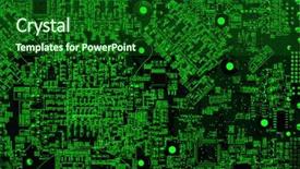  Presentation with light green - Beautiful presentation theme featuring bride and groom with a wedding bouquet backdrop and a dark gray colored foreground