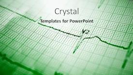  Presentation with heart pulse - Slide deck enhanced with electrocardiogram-showing-the-pulse background and a sky blue colored foreground
